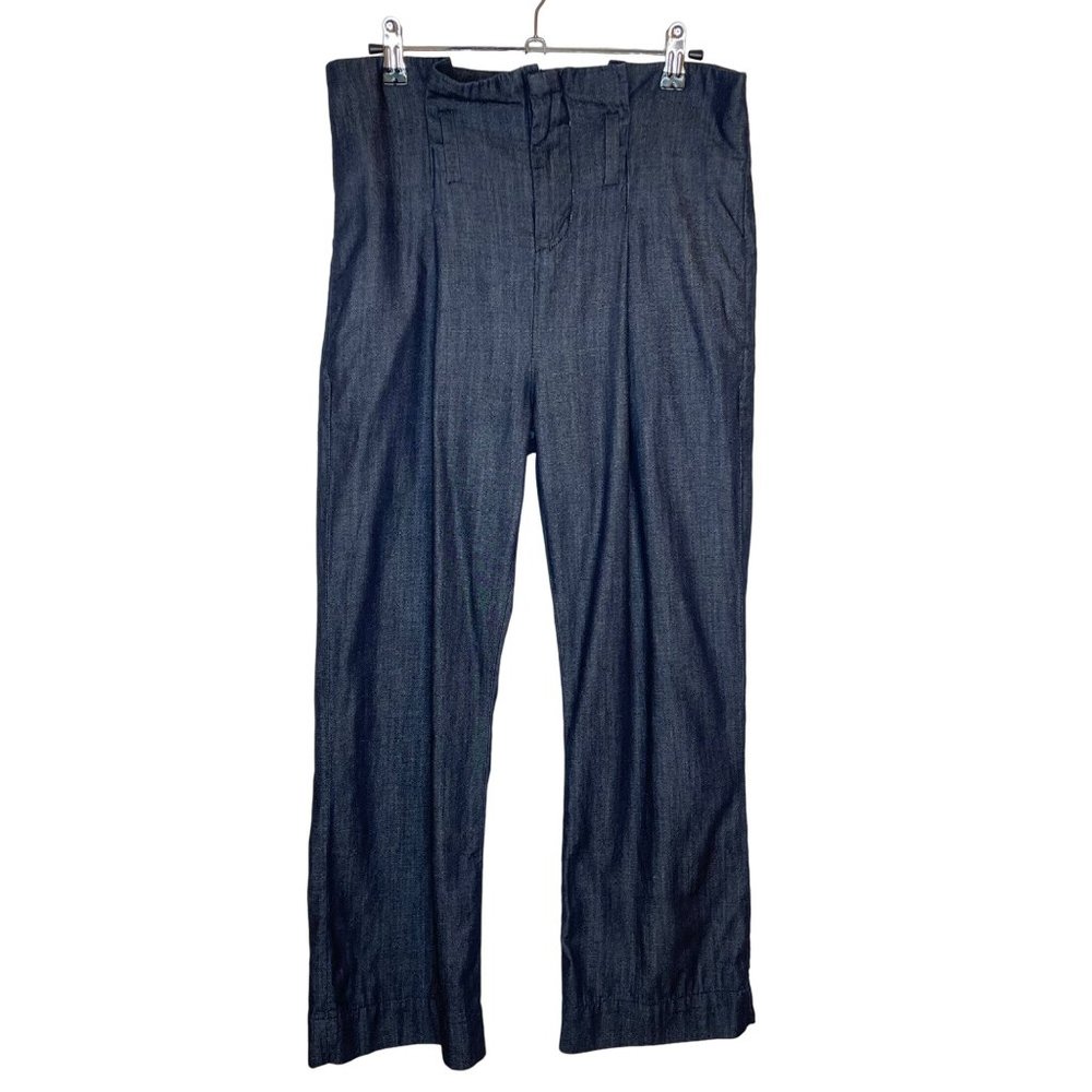 Frame Denim Paper Bag Waist Cotton Pants/Jeans, 25